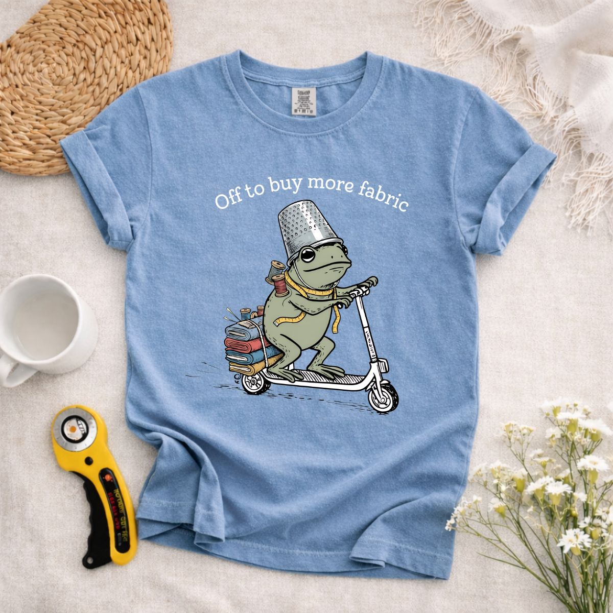 Off to Buy More Fabric T-Shirt