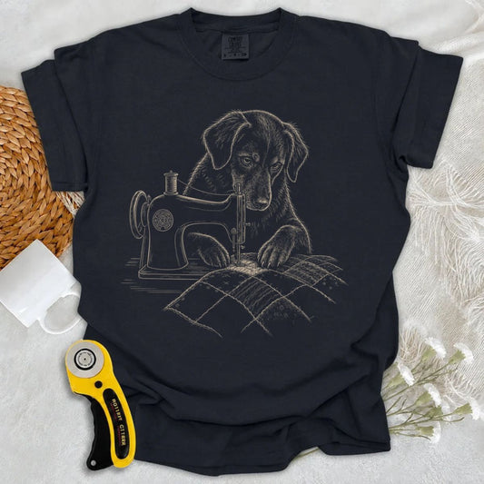 Comfort Colors Dog Sewing Art T-shirt