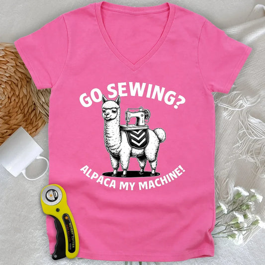 Alpaca Machine Lady V-neck