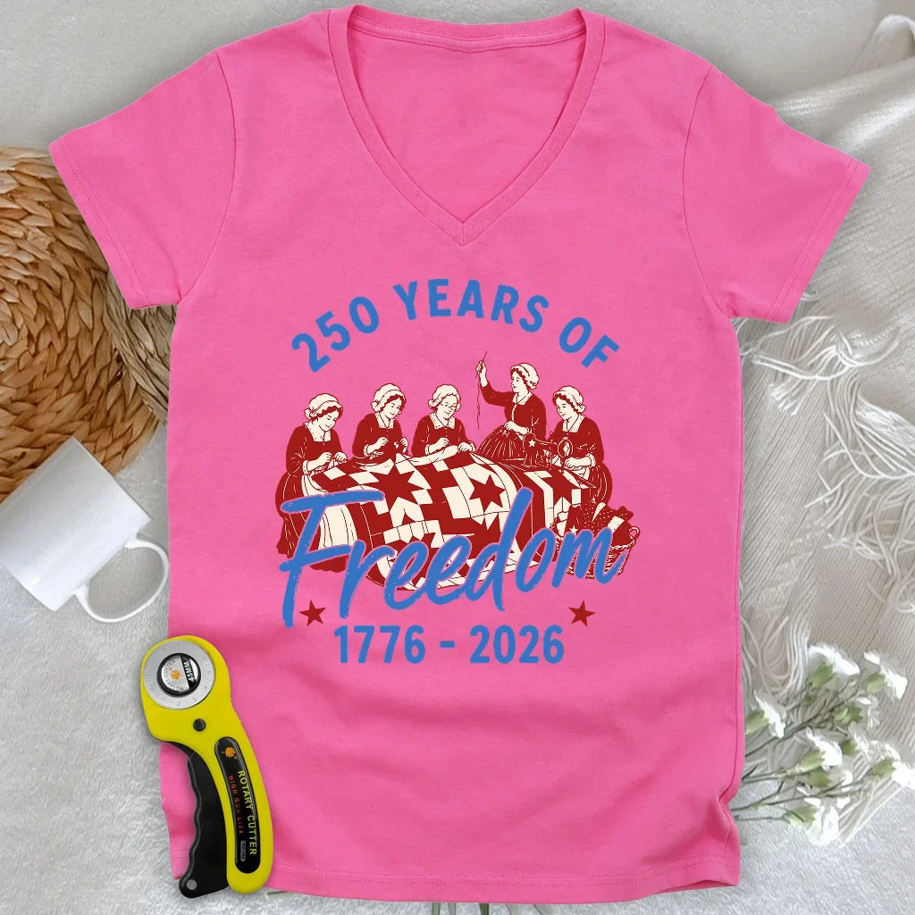 Freedom Quilting Bee Lady V-neck