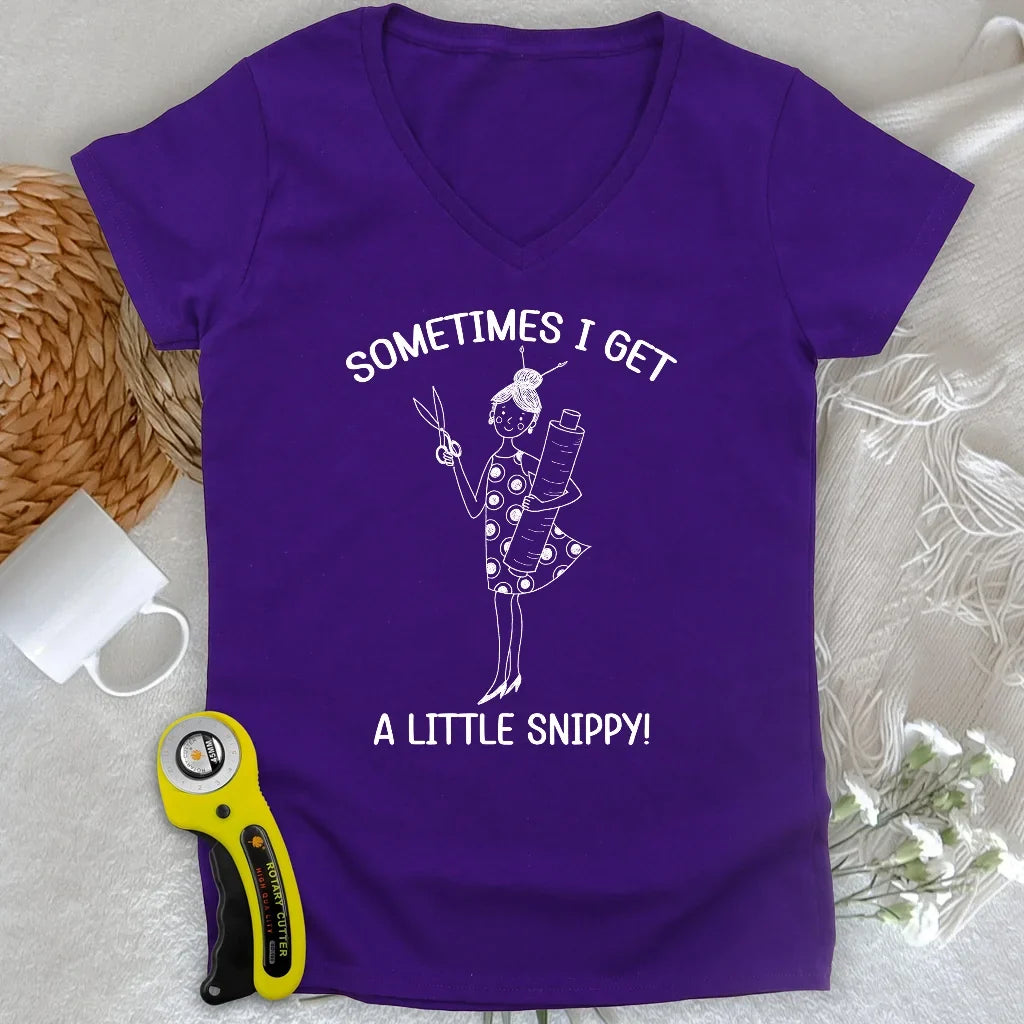 Cutie Cutter Lady V-neck