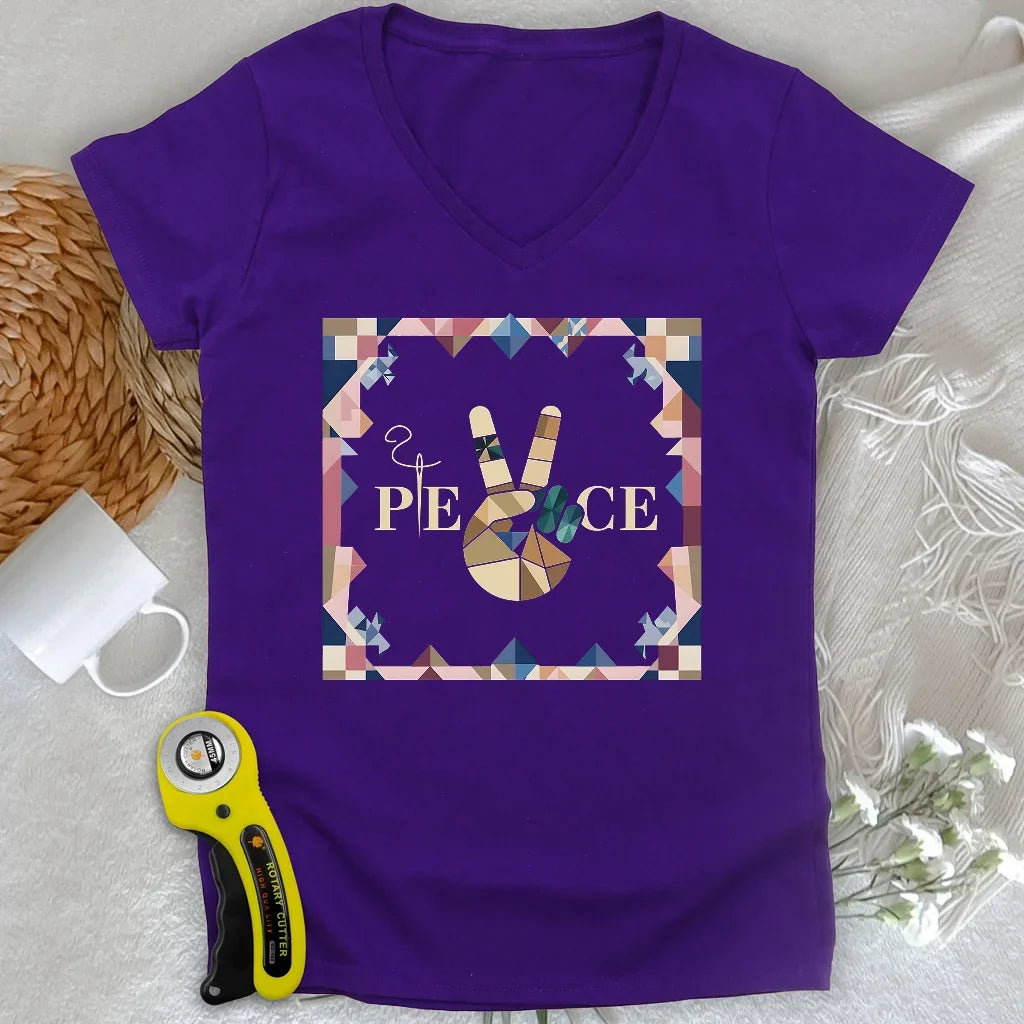 Piece & Peace Lady V-neck
