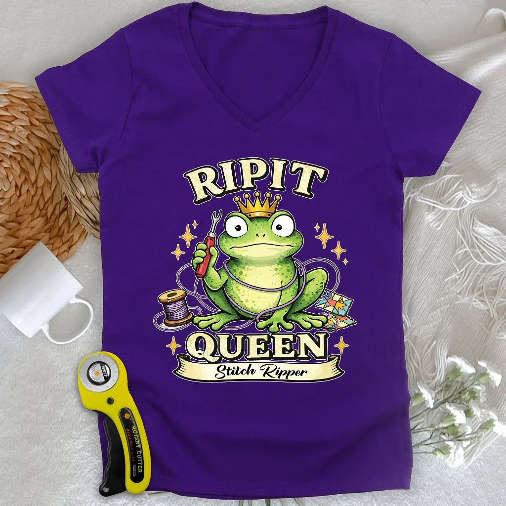 RIPIT Queen Lady V-neck