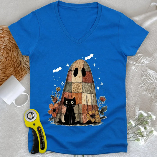 Cat & Phantome Lady V-neck