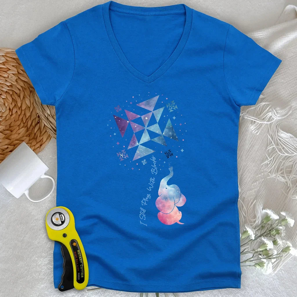 Pinwheel Lady V-neck