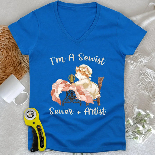 Stitching Serenity Lady V-neck