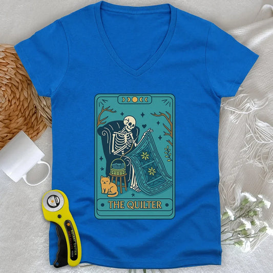 The Quilter Lady V-neck