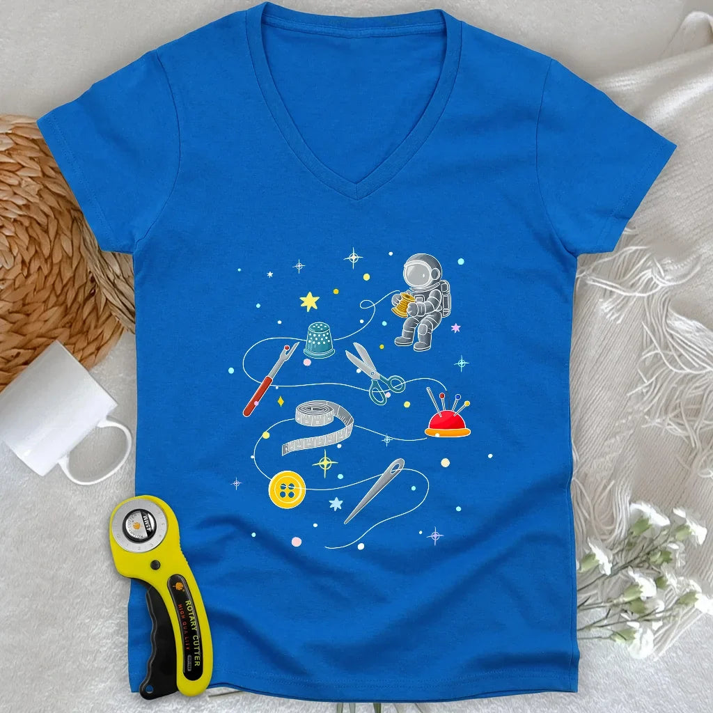 Through the Stars Lady V-neck