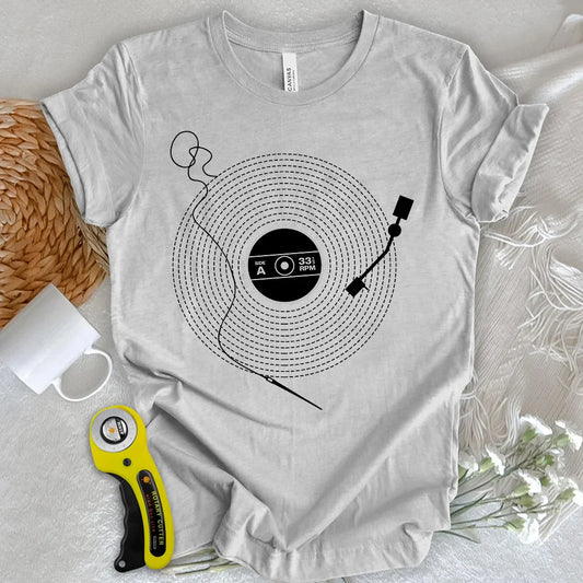 Stitching Vinyl T-shirt