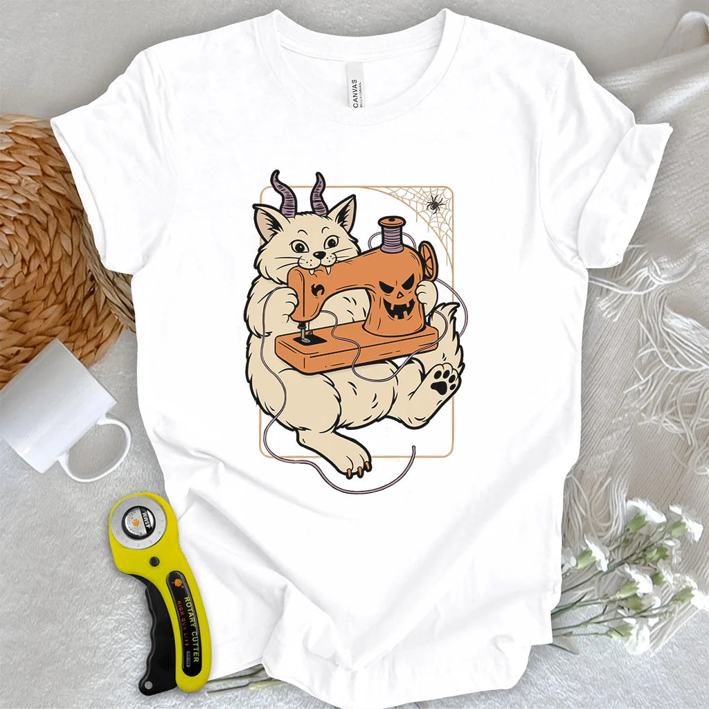 The Haunted Meow-chine T-shirt