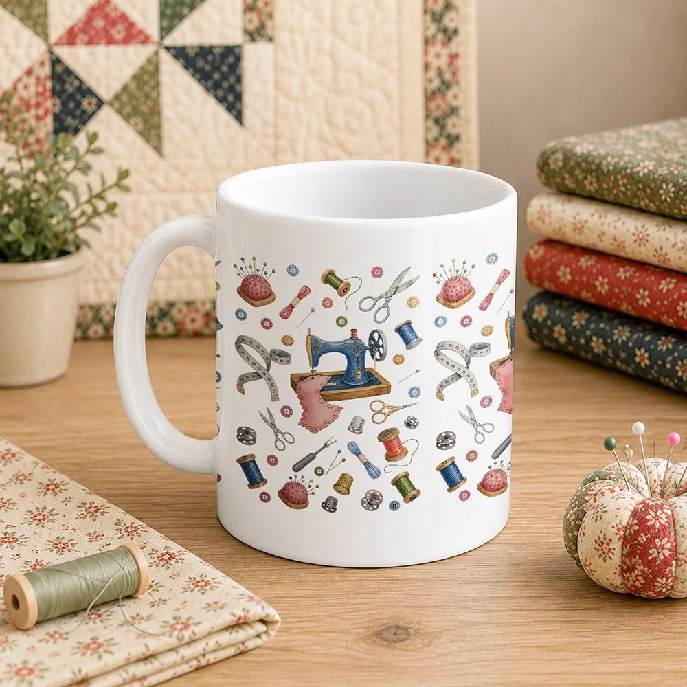 Threads Time 11oz Mug