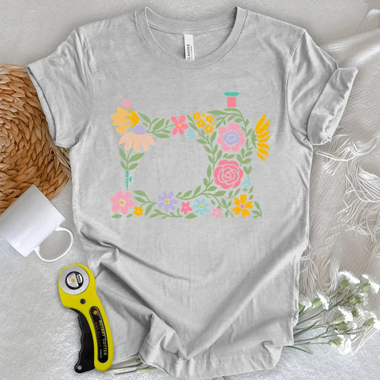 Abtract Flower Machine T-shirt
