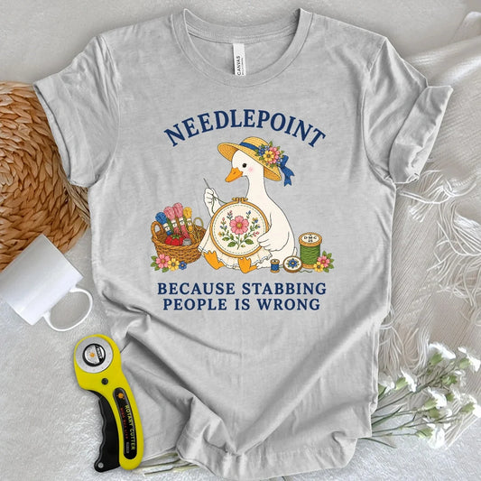 Needlepoint Therapy T-shirt
