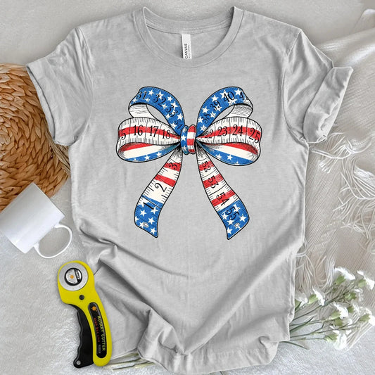 Patriotic Tape Bow T-shirt