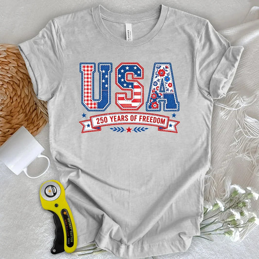 USA Patchwork Freedom T-shirt