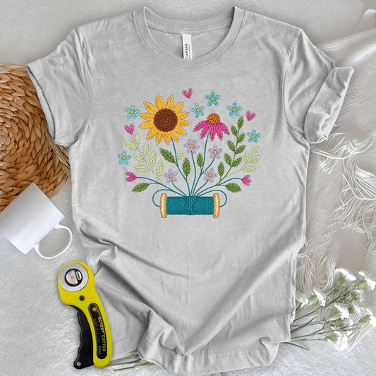 Where Threads Bloom T-shirt
