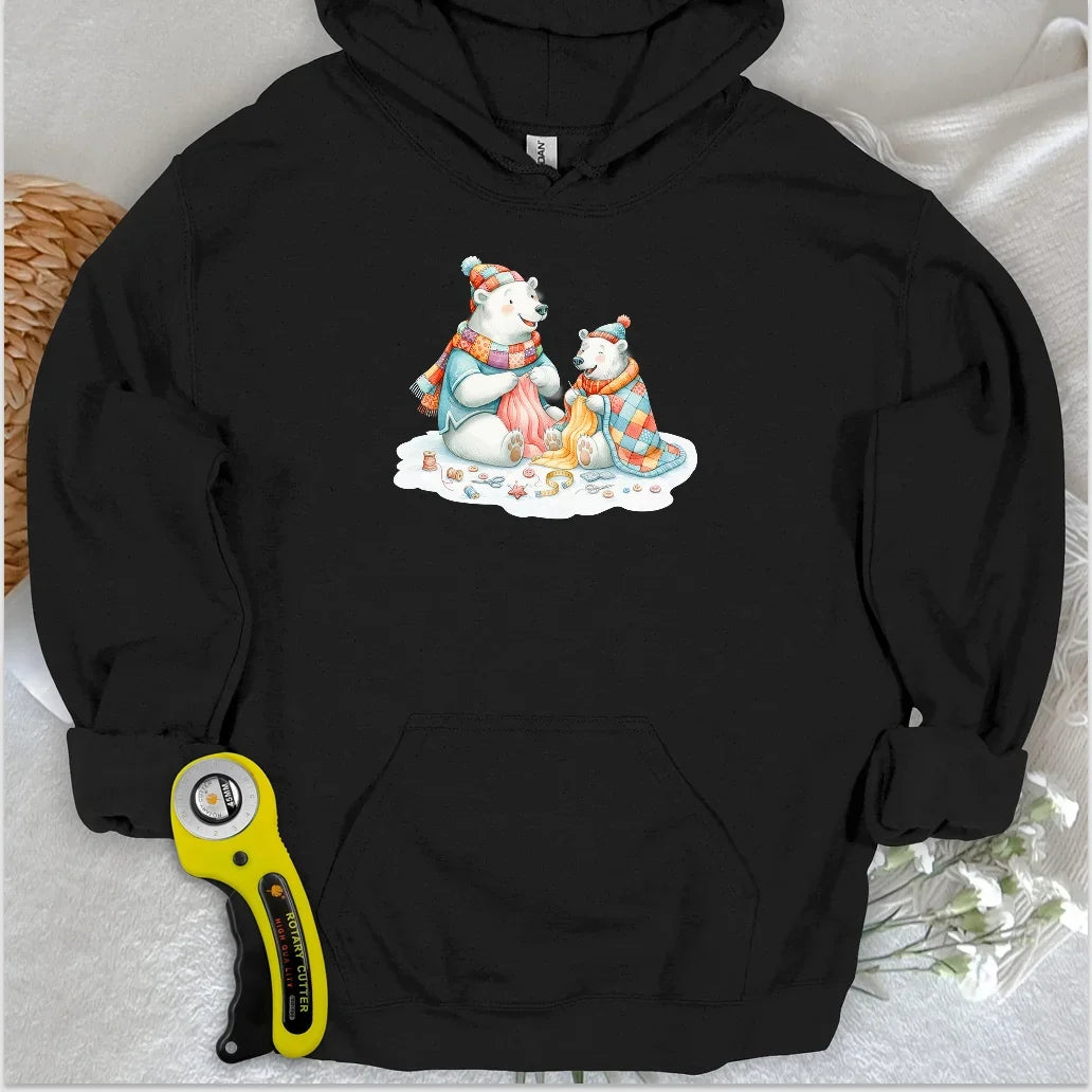 Beary Quilt Time Hoodie