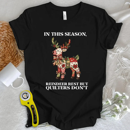 Quilted Reindeer T-shirt