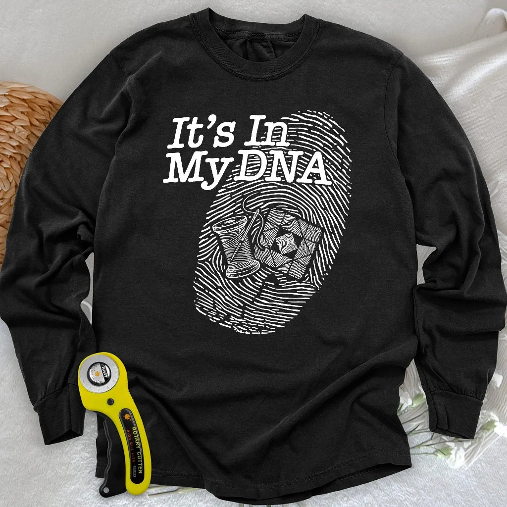 Quilting DNA Long Sleeve T-shirt
