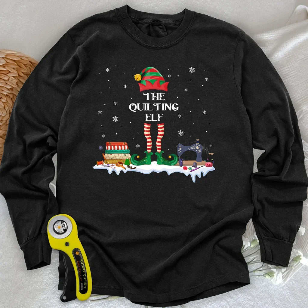 Quilting ELF Long Sleeve T-shirt