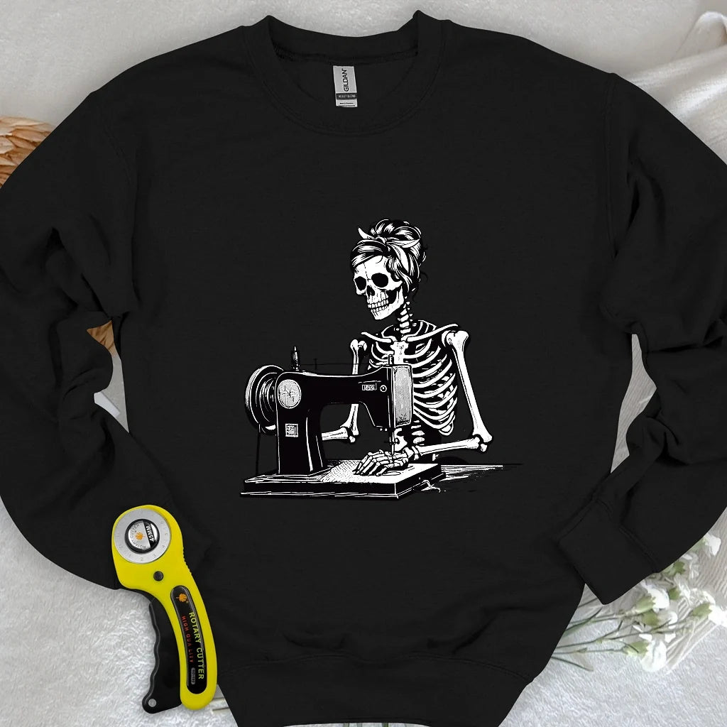 Quilting Skeleton Sweatshirt