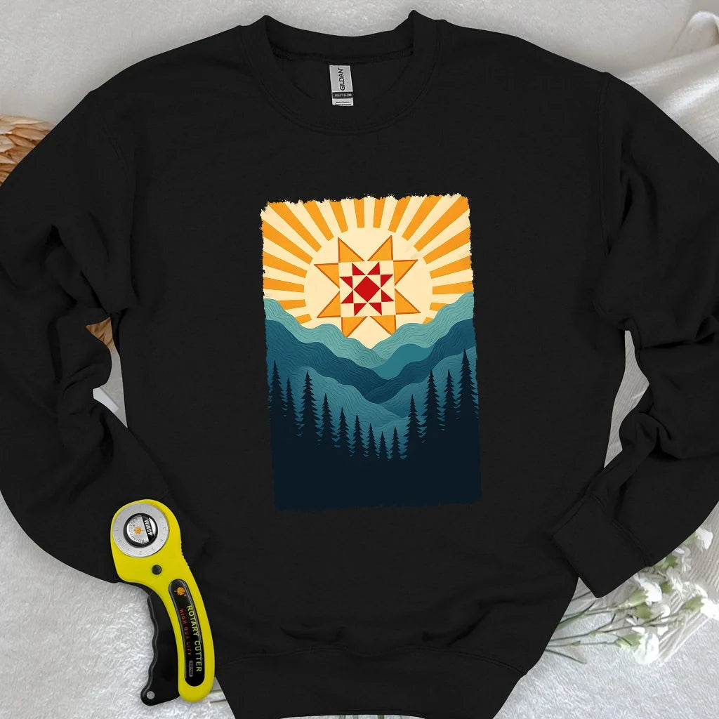 Quilting Sun Sweatshirt