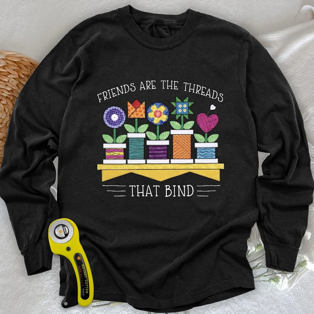 Spool Flowers Long Sleeve T-shirt