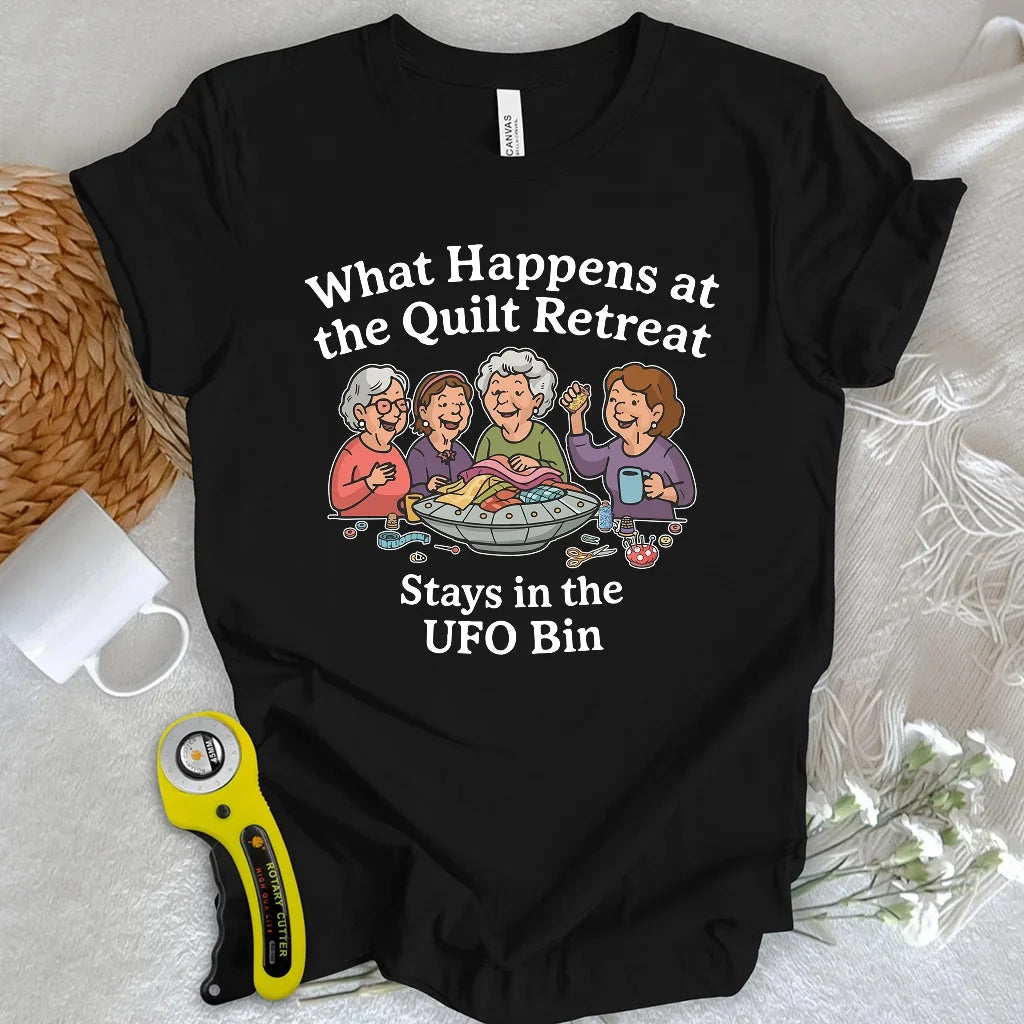 UFO Quilt Retreat T-shirt
