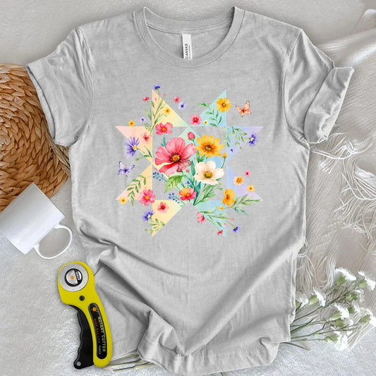 Blooming Quilt Star T-shirt