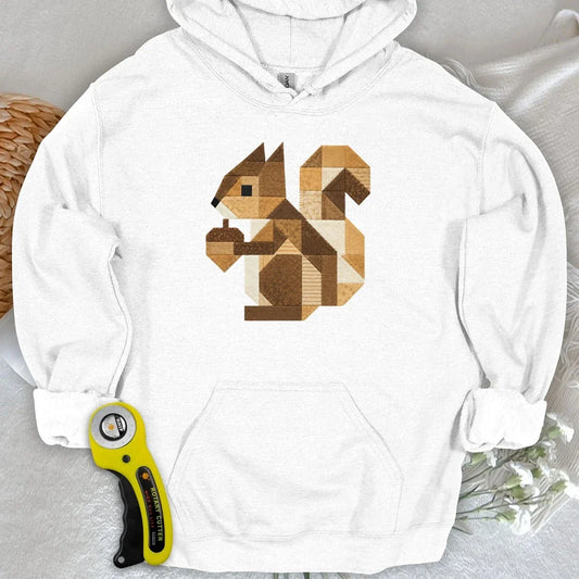 Patchwork Squirrel Hoodie