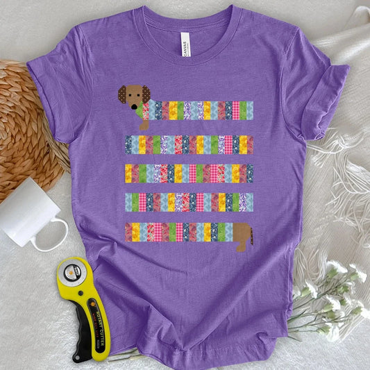 Patchwork Dachshund T-shirt
