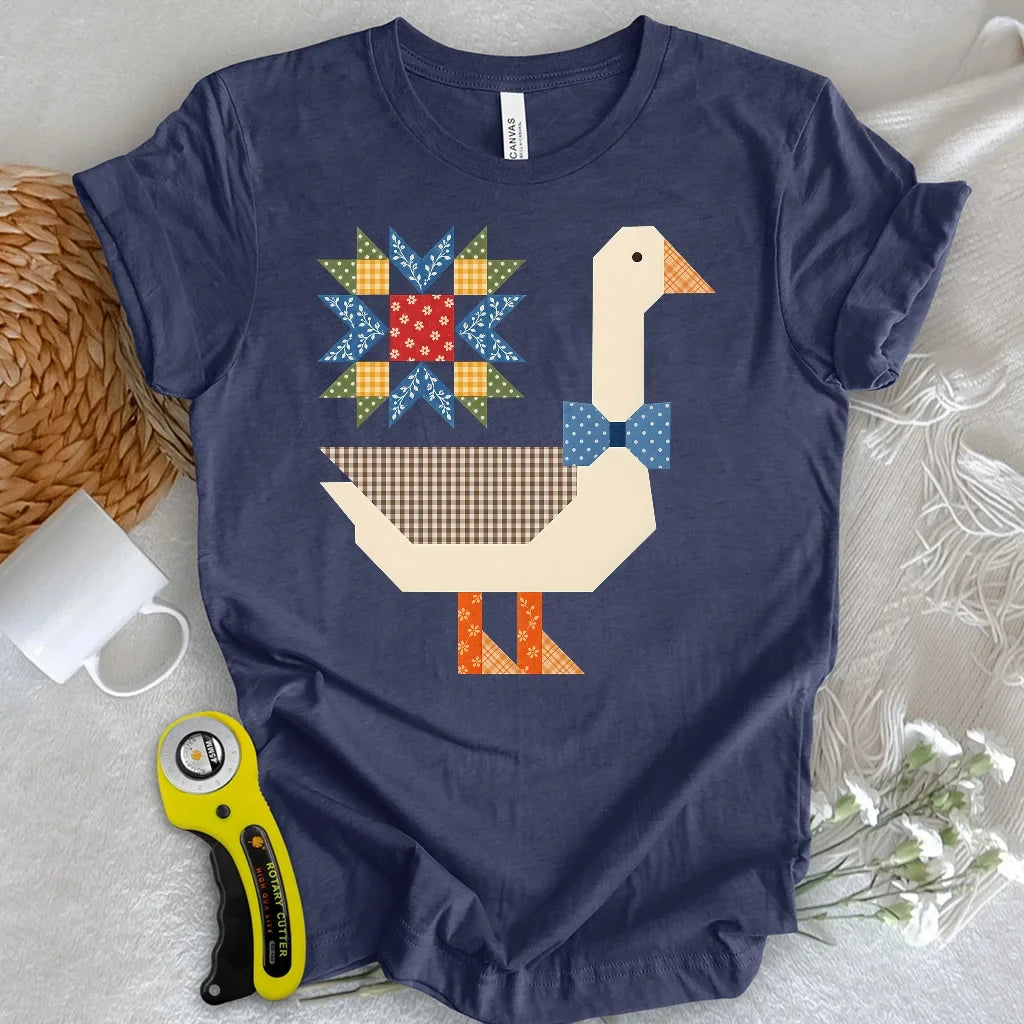 Patchwork Goose T-shirt