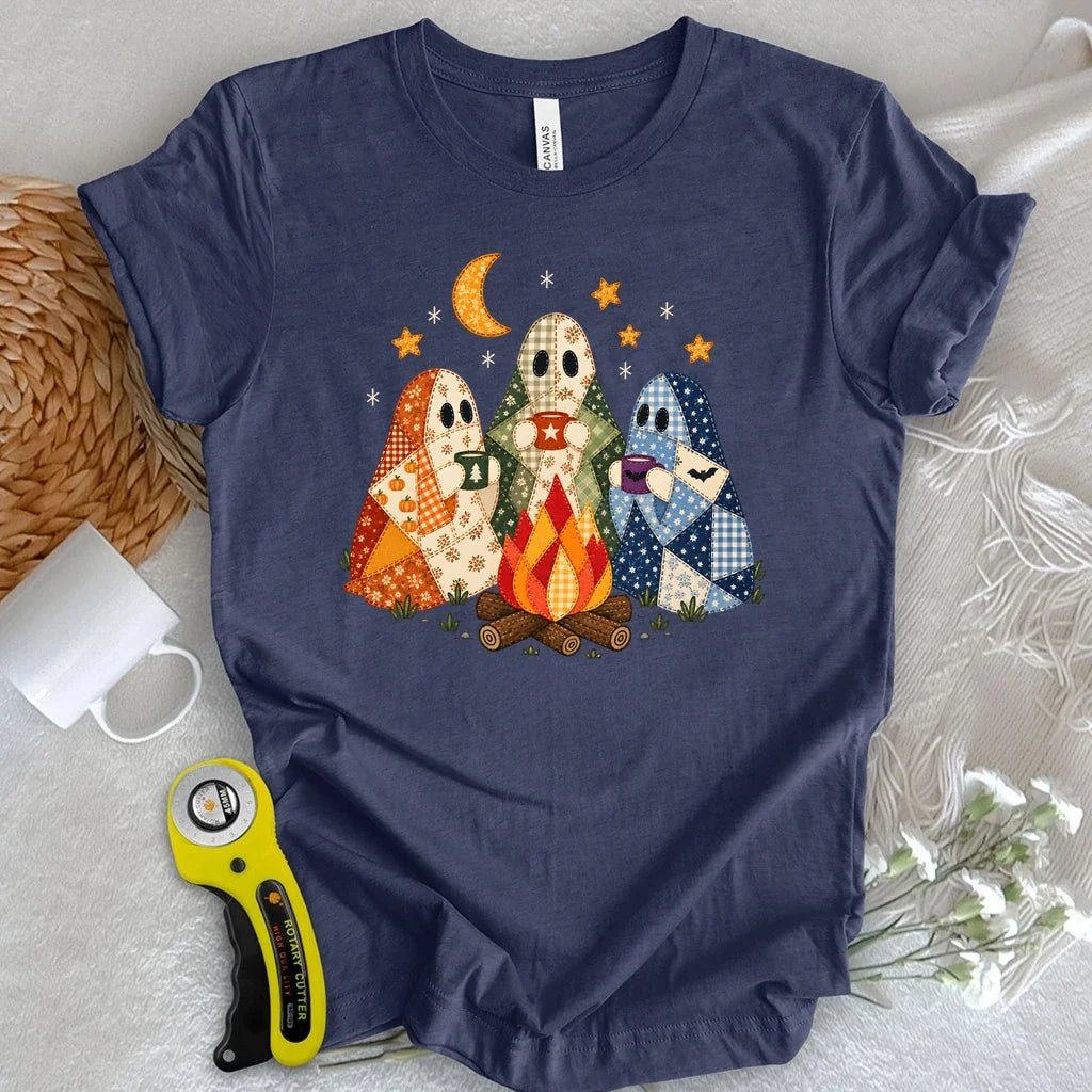 Quilted Ghost Gathering T-shirt