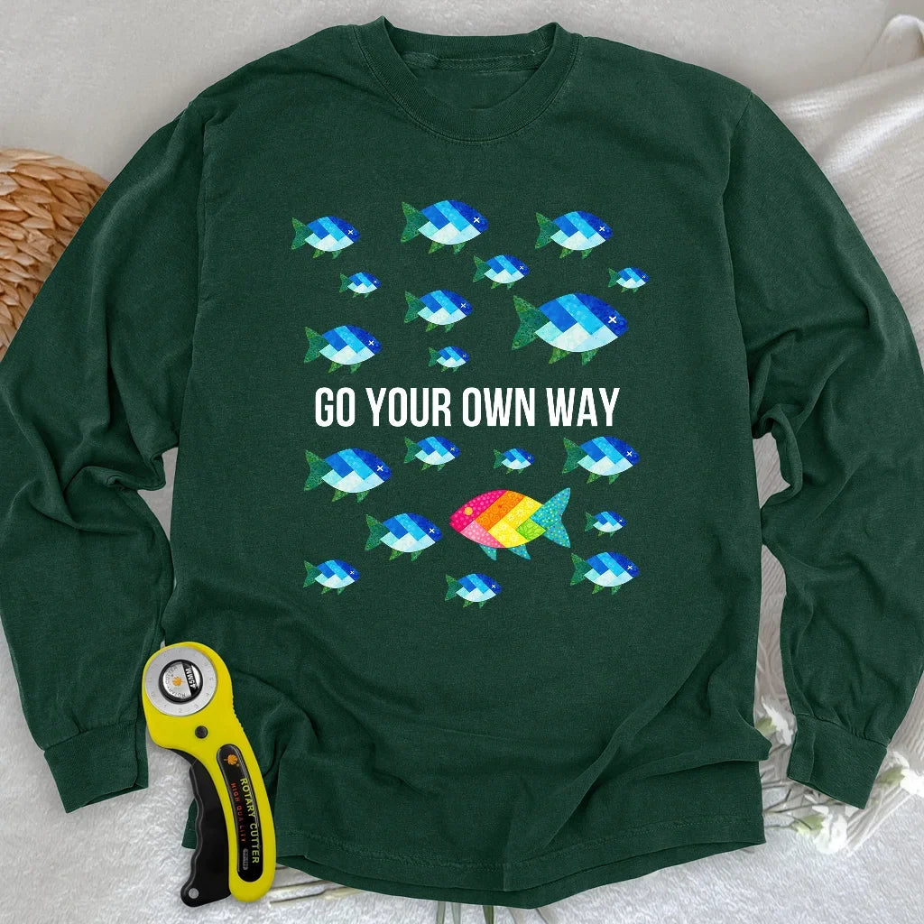 Quilter Individuality Long Sleeve T-shirt
