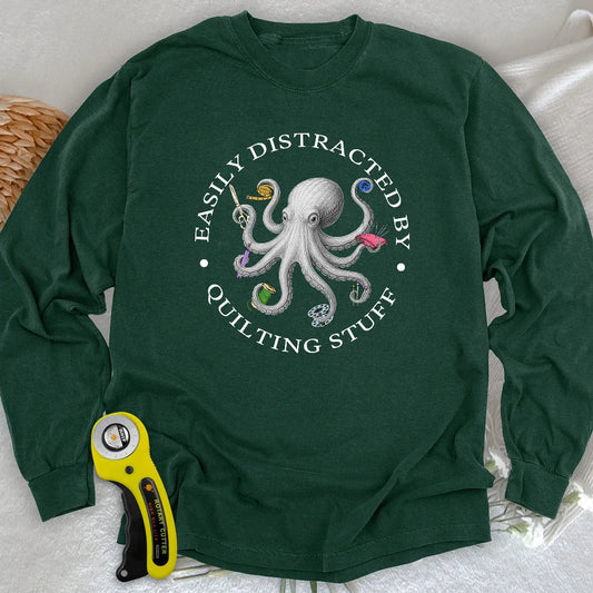 Quiltin Stuff Long Sleeve T-shirt