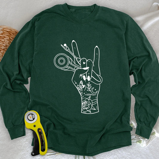 Sewing Rock Long Sleeve T-shirt