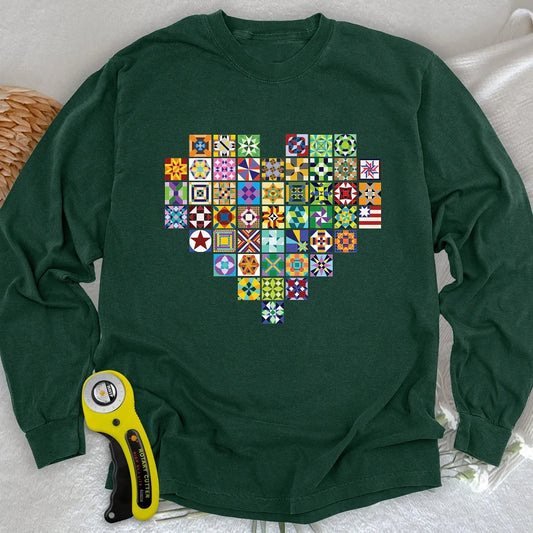 States of quilt Long Sleeve T-shirt