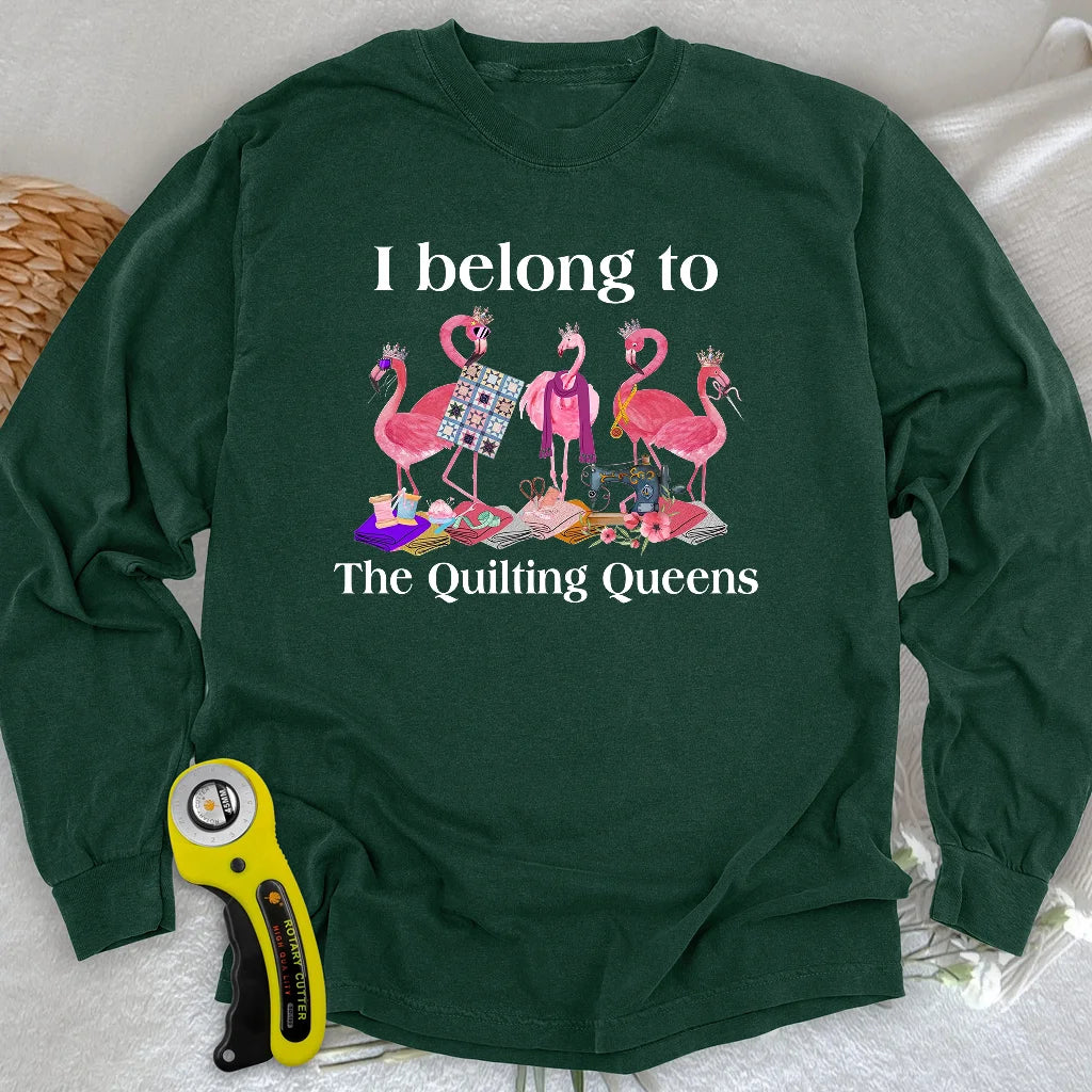 The Quilting Queens Long Sleeve T-shirt