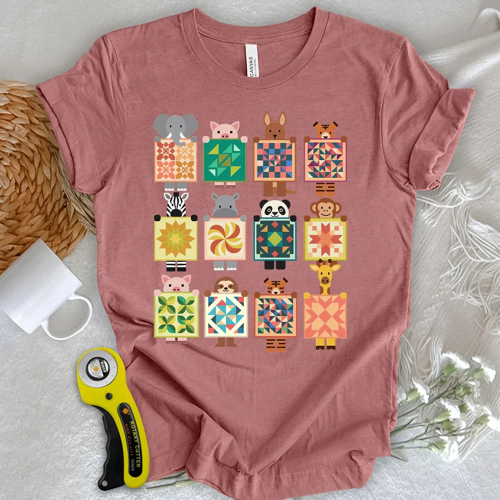 Woodland Patchwork Crew T-Shirt