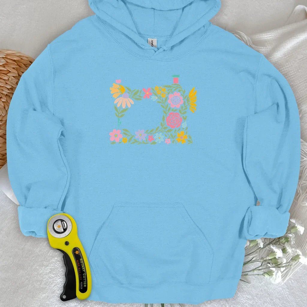 Abtract Flower Machine Hoodie