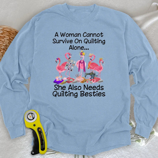Quilting Besties Long Sleeve T-shirt