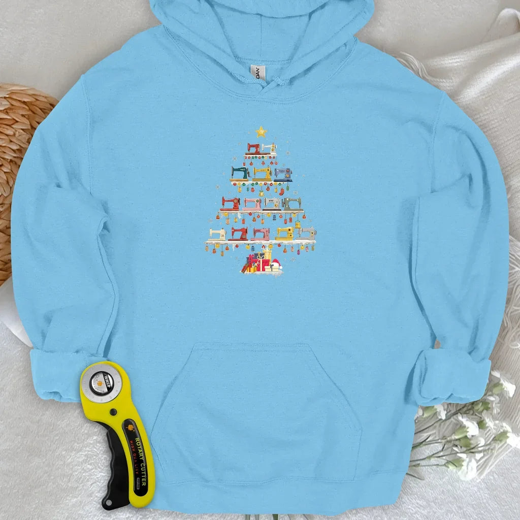 Sewing Machine Tree Hoodie