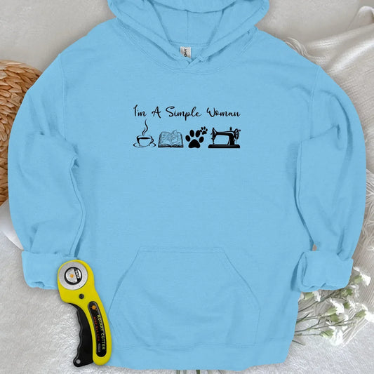 Sewing Woman Hoodie