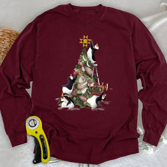 Blizzard Quilt Crew Long Sleeve T-shirt