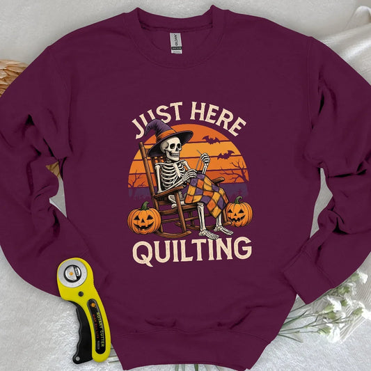 Just Here Quilting Sweatshirt