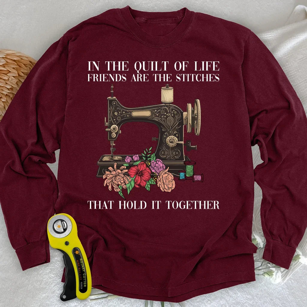 The Quilt Of Life Long Sleeve T-shirt