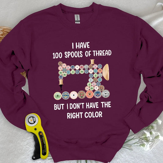 Threadful but Colorless Sweatshirt
