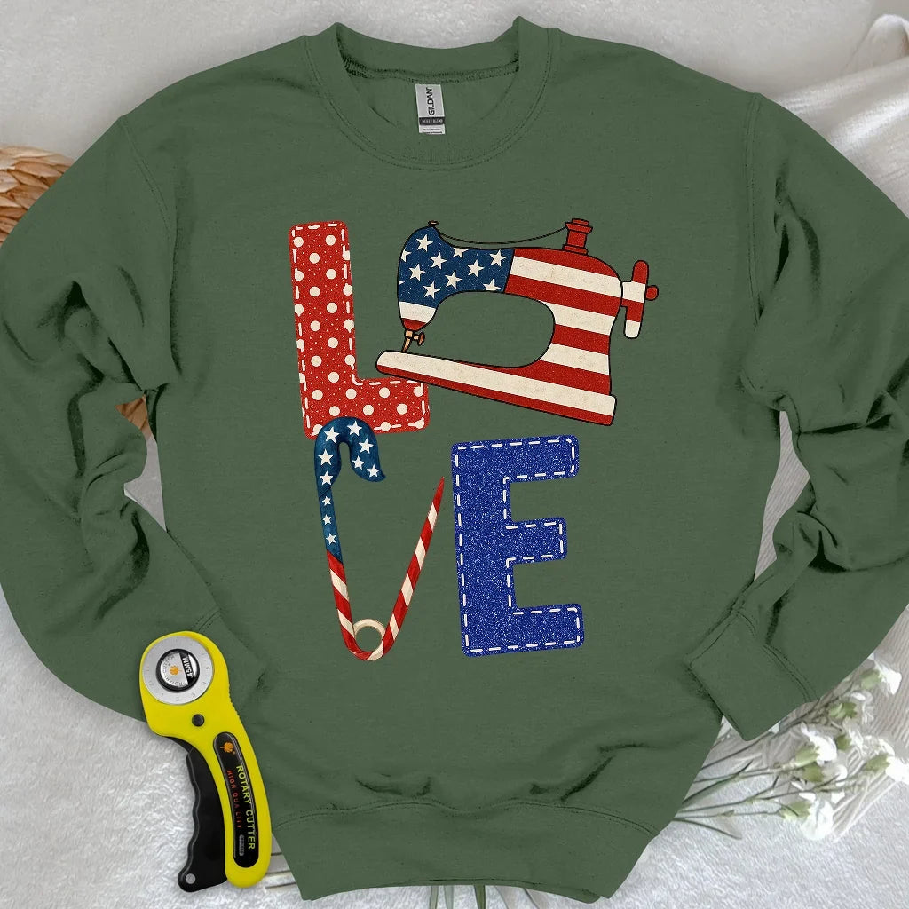 Patriotic Sewist Sweatshirt