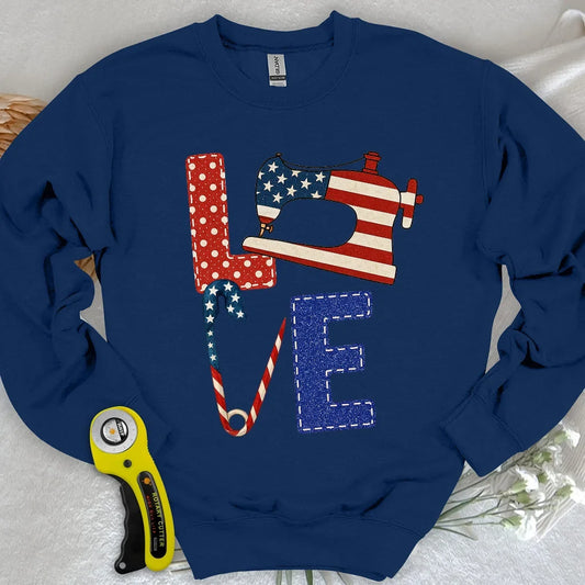Patriotic Sewist Sweatshirt