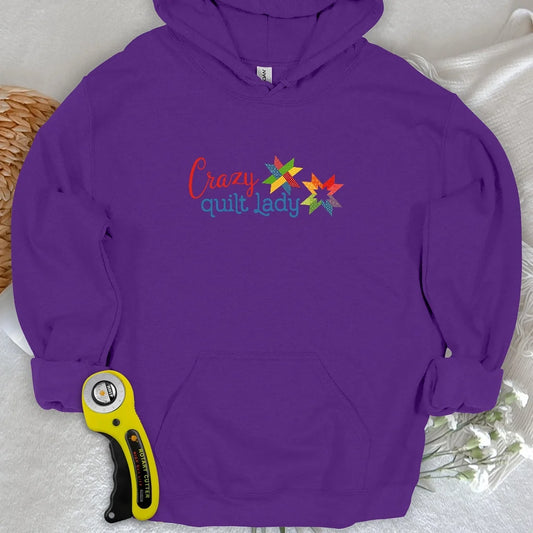 Crazy quilt lady Hoodie